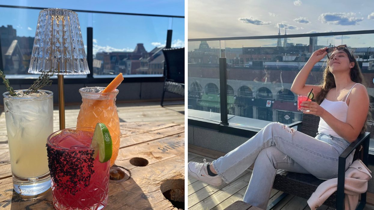 Craft cocktails on Ottawa's newest rooftop patio in the Byward Market.