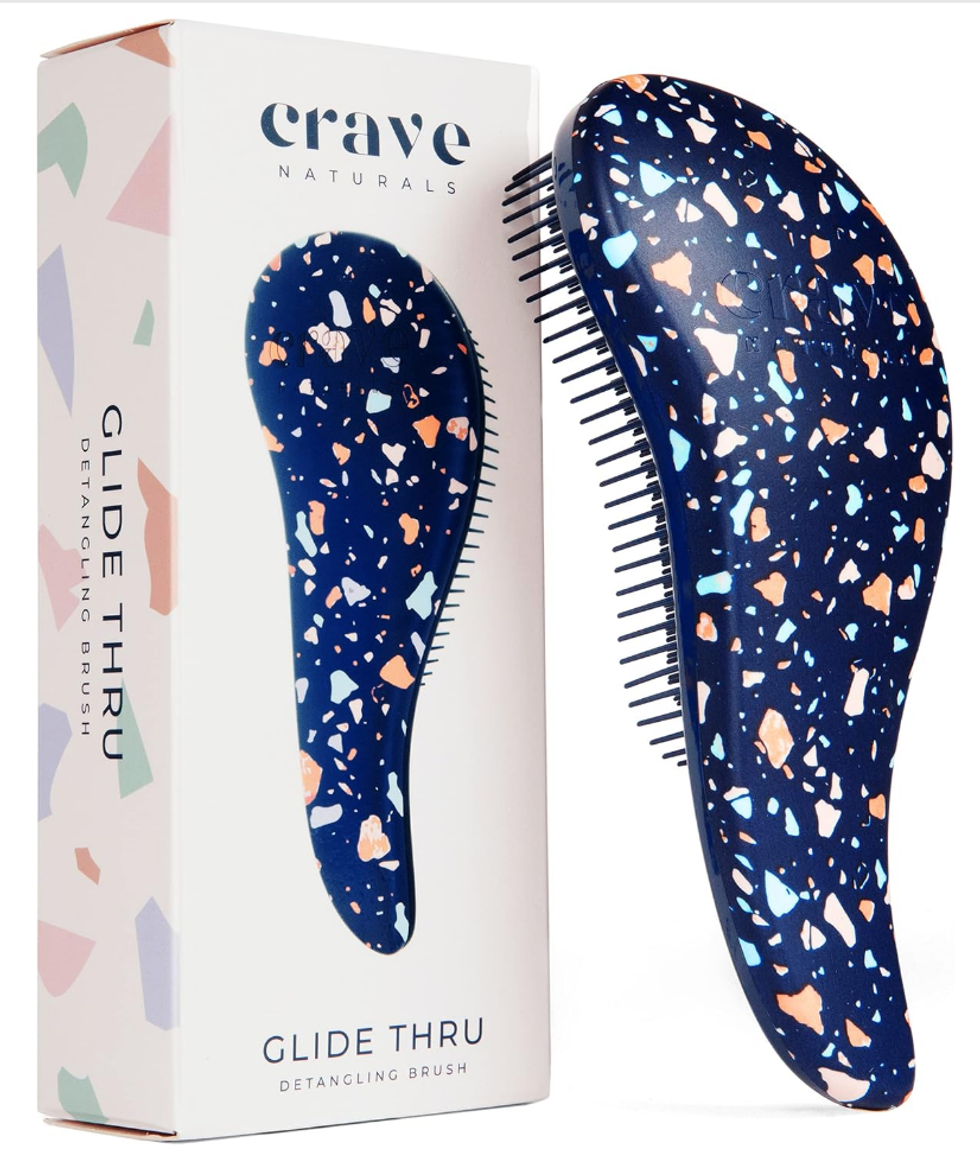 Crave Naturals Glide Thru Brosse \u00e0 cheveux d\u00e9m\u00ealante.