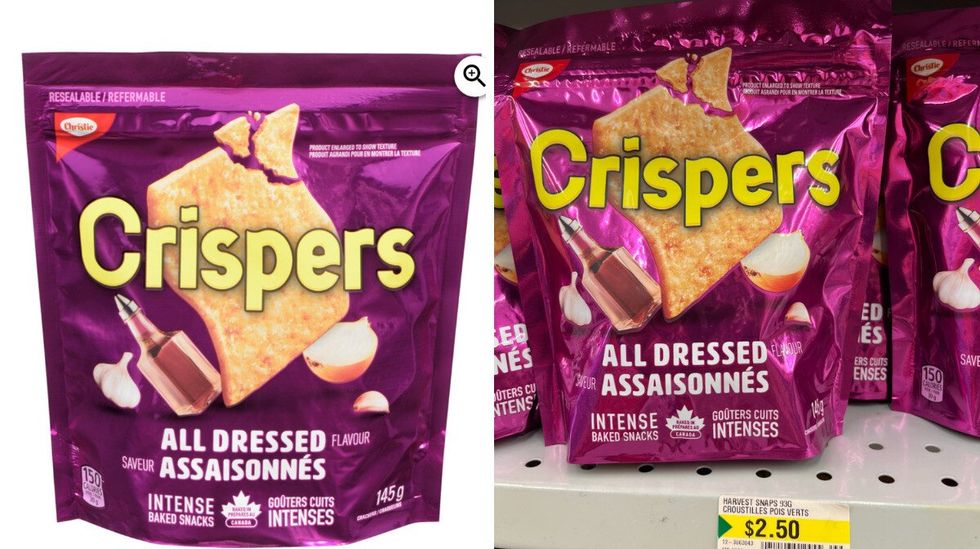 Crispers assaisonn\u00e9s.