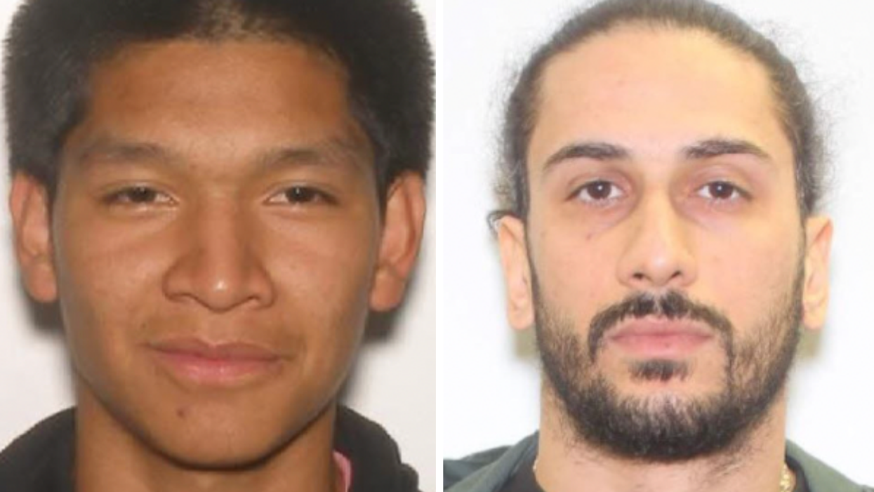 Cristian Adolfo Cuxum. Right: Kiarash Parzham.