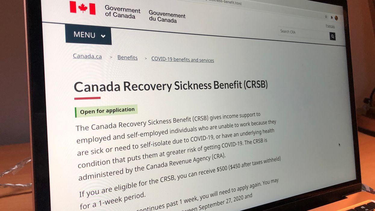 CRSB: Canadians Who Need To Self-Isolate Can Now Get $500 Per Week