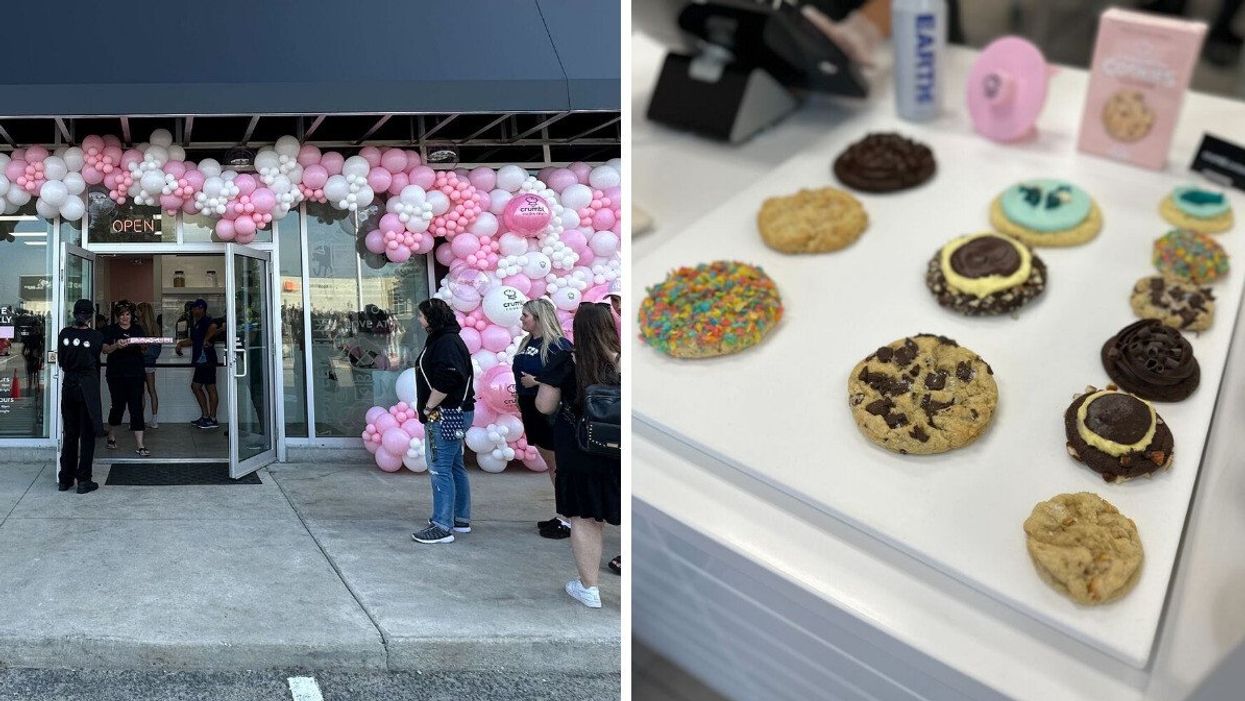 Crumbl Cookies in Toronto.