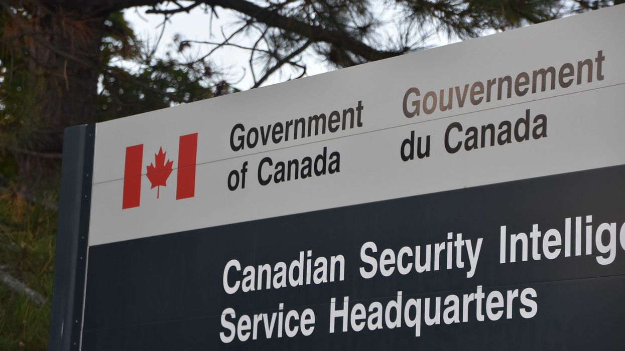 csis sign at headquarters in ottawa