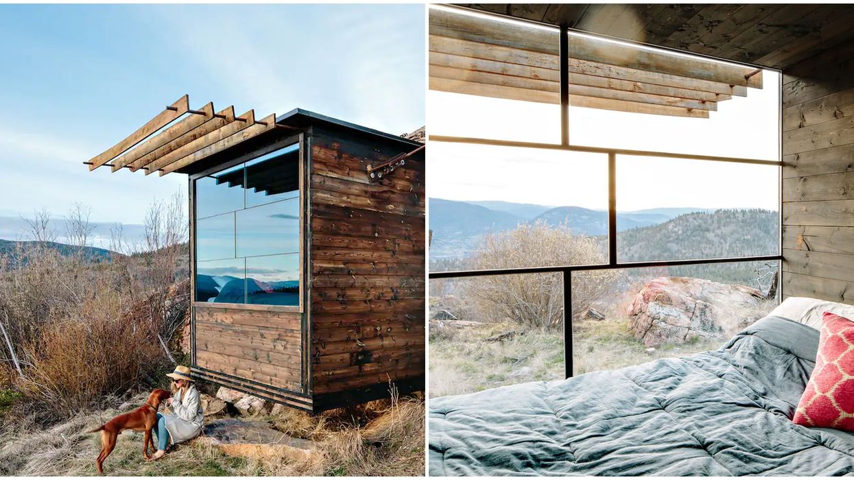Cube Airbnb In BC Is A Tiny Glass Cabin In Wine Country Under $160 A Night