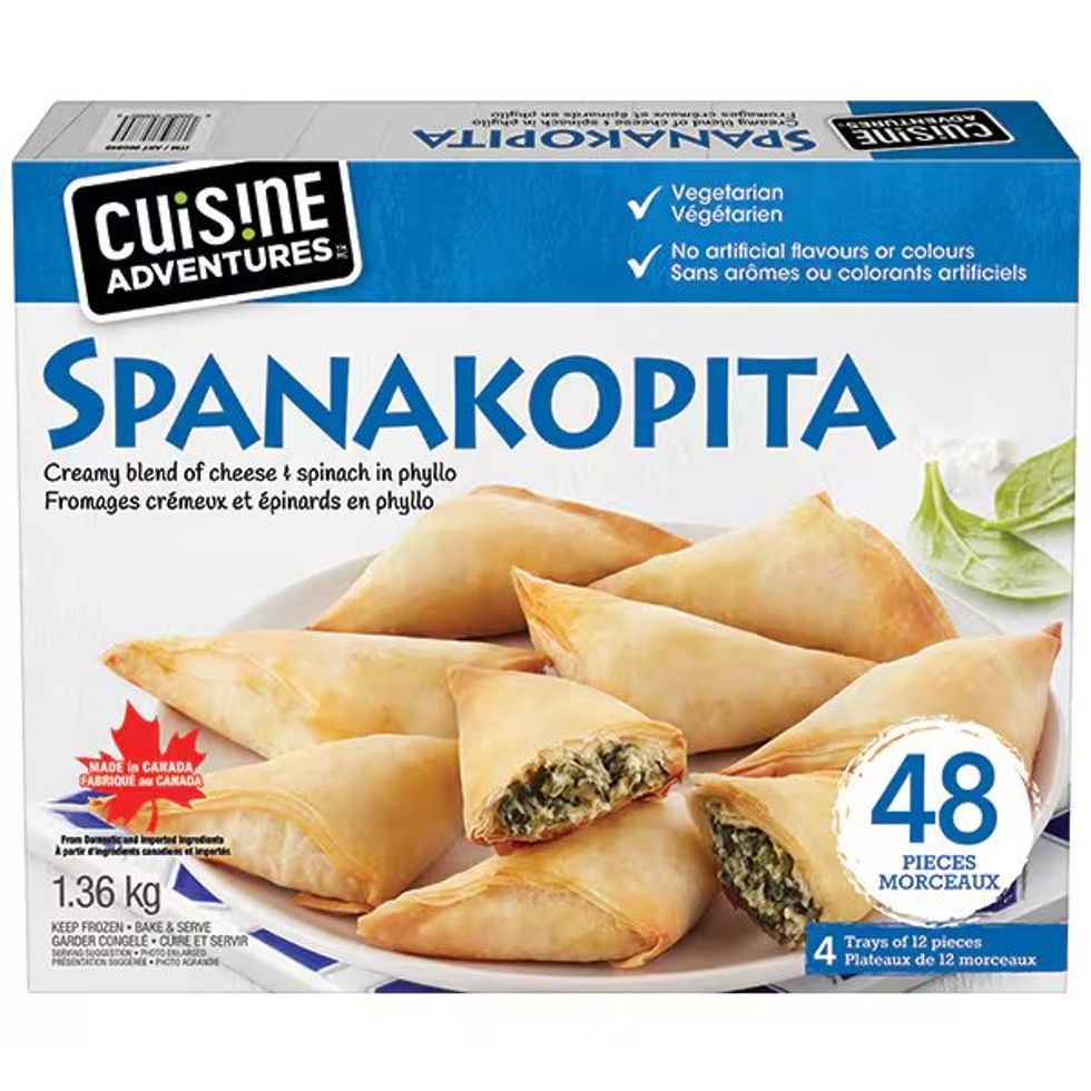 Cuisine Adventures spanakopita (48 pieces, 1.36 kg)