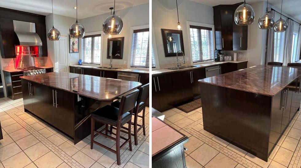 Cuisine de la maison \u00e0 vendre de Patrick Groulx.