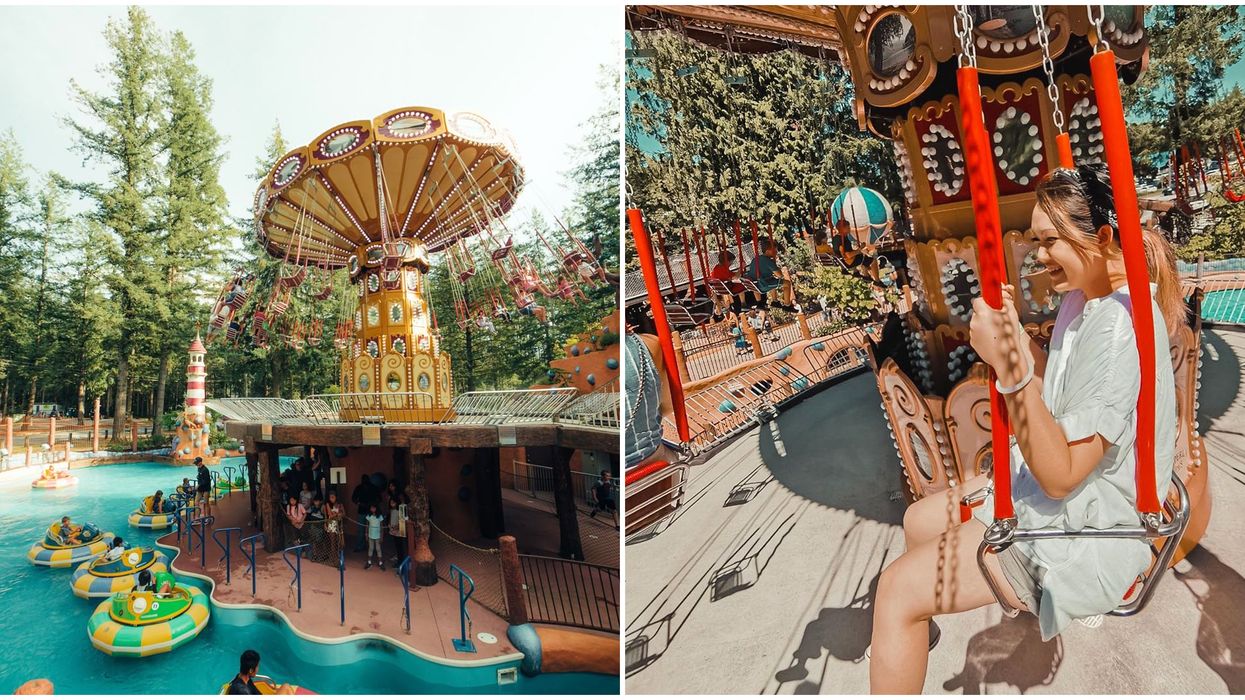Cultus Lake Amusement Park Takes You Soaring Over A Turquoise Lazy River