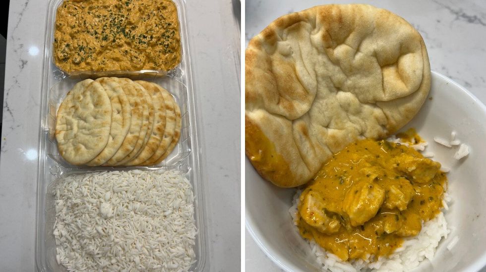 Curry rouge au poulet style tha\u00eflandais Kirkland du comptoir pr\u00eat-\u00e0-manger du Costco Montr\u00e9al.