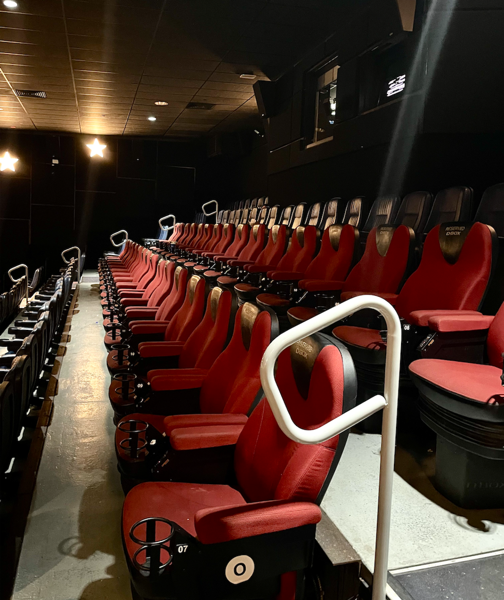 D-BOX seats at Scotiabank Theatre.