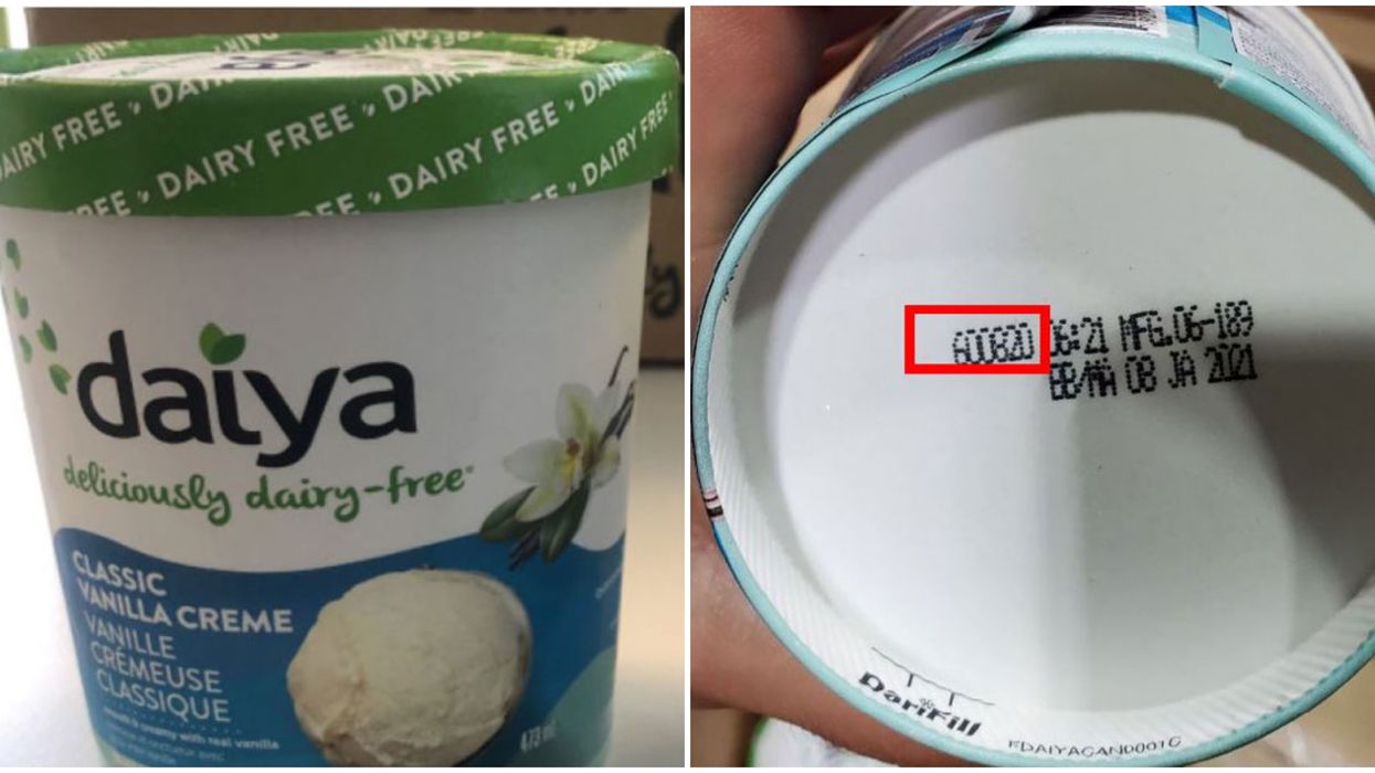 Daiya Ice Cream That's Dairy-Free Is Recalled In Alberta & BC Because It Has Milk In It