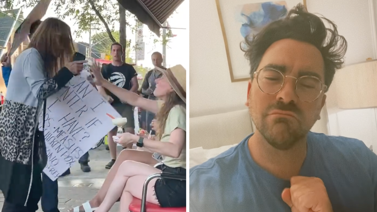 Dan Levy Calls On Ford Government To Stop Anti-Vaxx Protestors