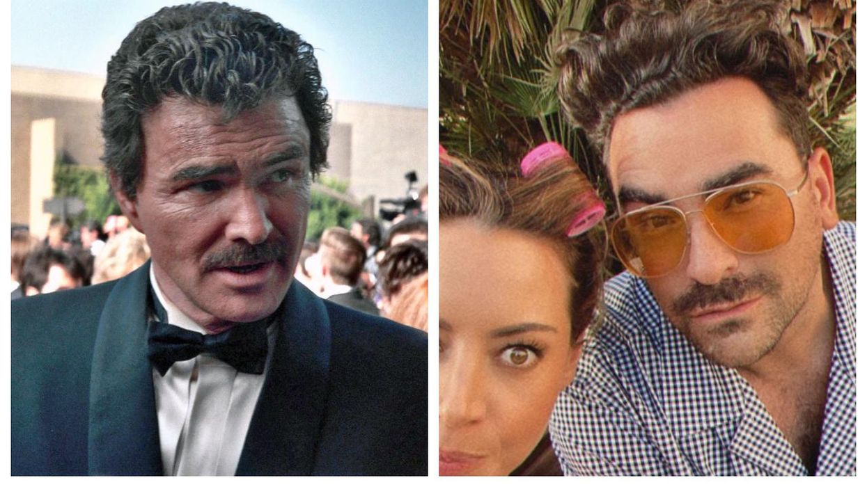 Dan Levy Has A Moustache Now & We've Got Some Casting Ideas