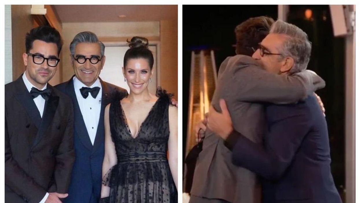 Dan Levy Won Another Award & His Dad's Reaction Was Perfect