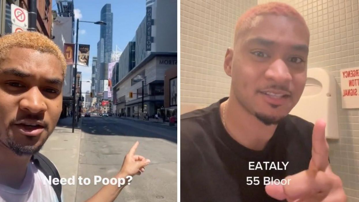 Daniel Lyght telling Torontonians where to poop.