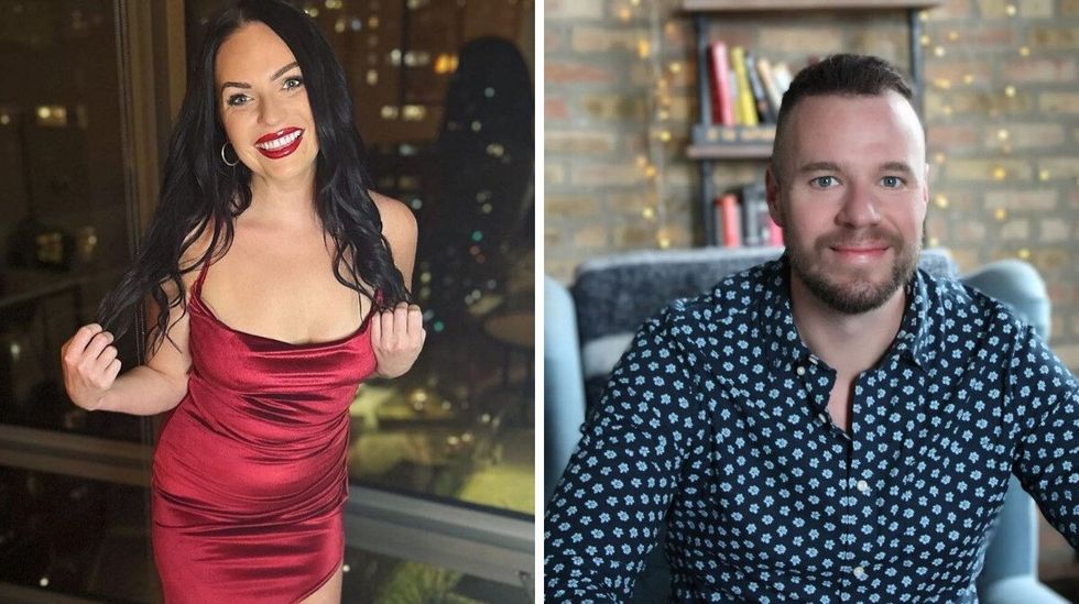 Danielle Ruhl. Right: Nick Thompson