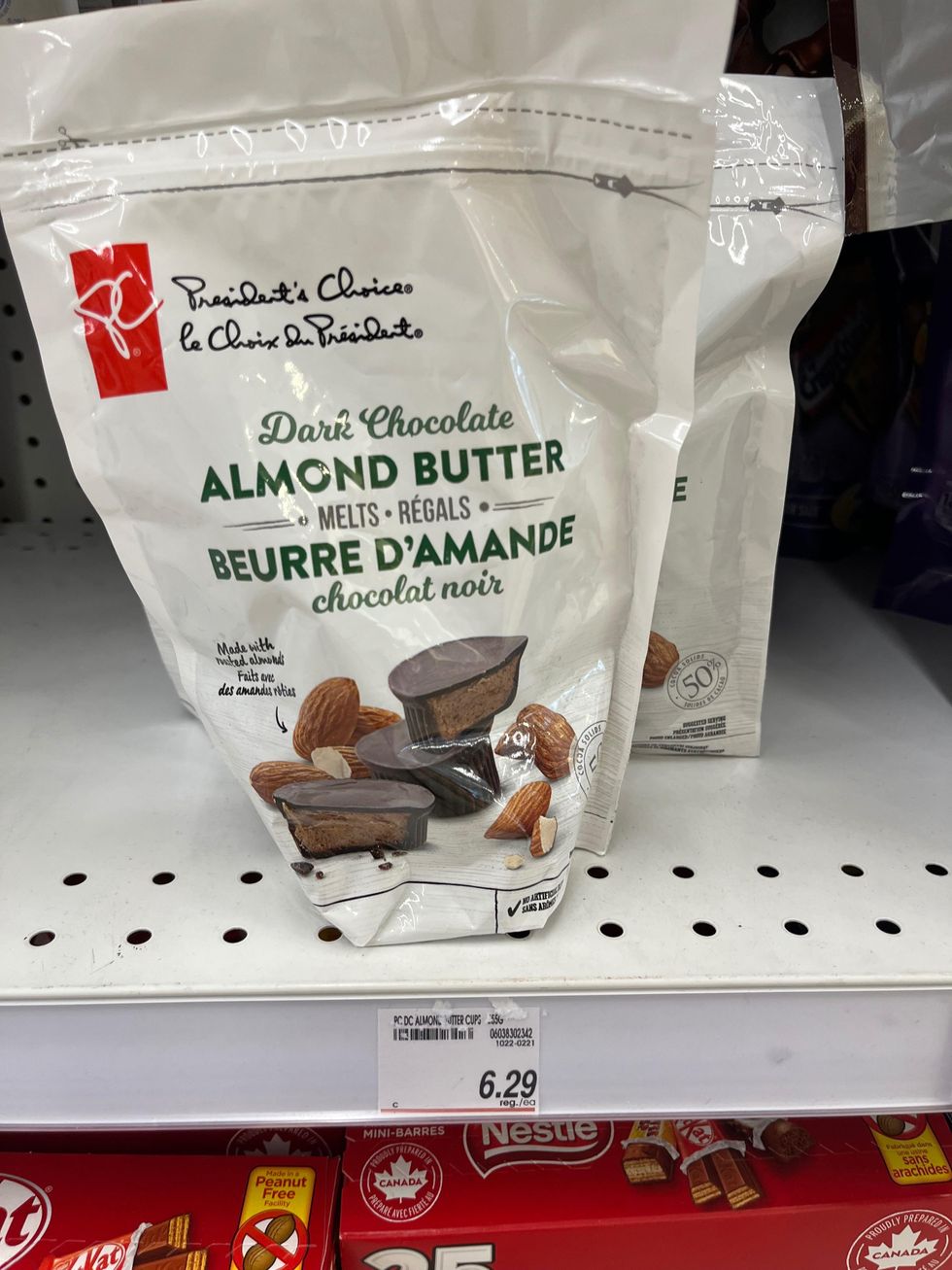 Dark Chocolate Almond Butter.