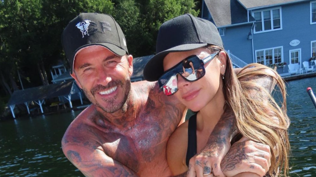 David and Victoria Beckham.