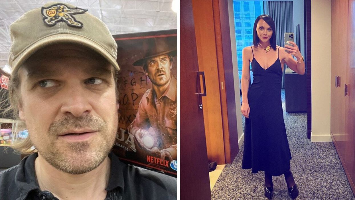 David Harbour will be at Calgary Expo. Right: Christina Ricci will also be at Calgary Expo.