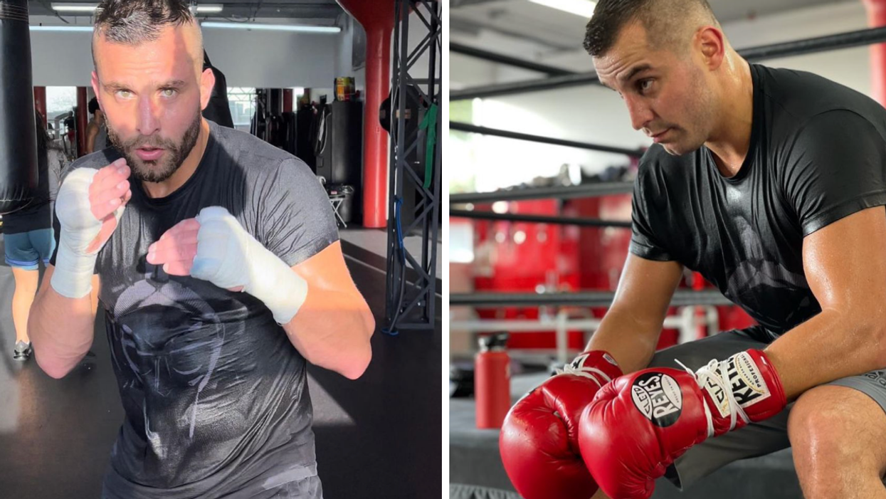 David Lemieux, un boxeur professionnel.