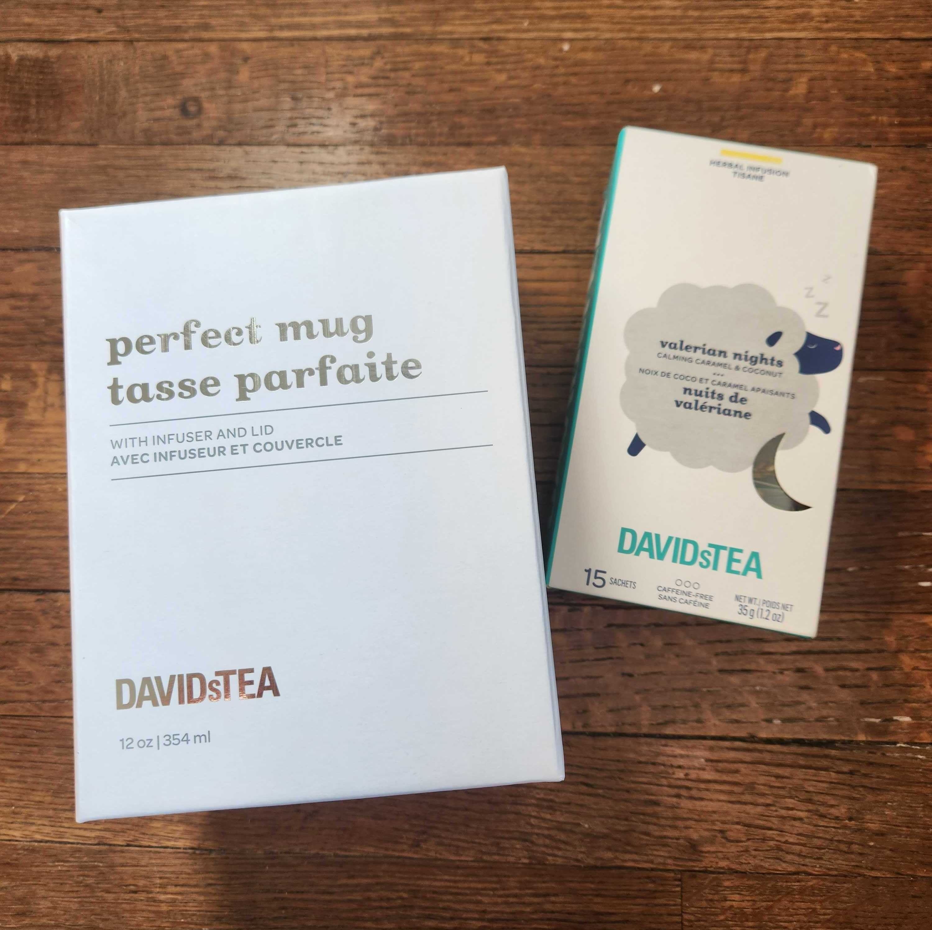 David's Tea products from the TIFF 2023 Bask-It-Style media preview.