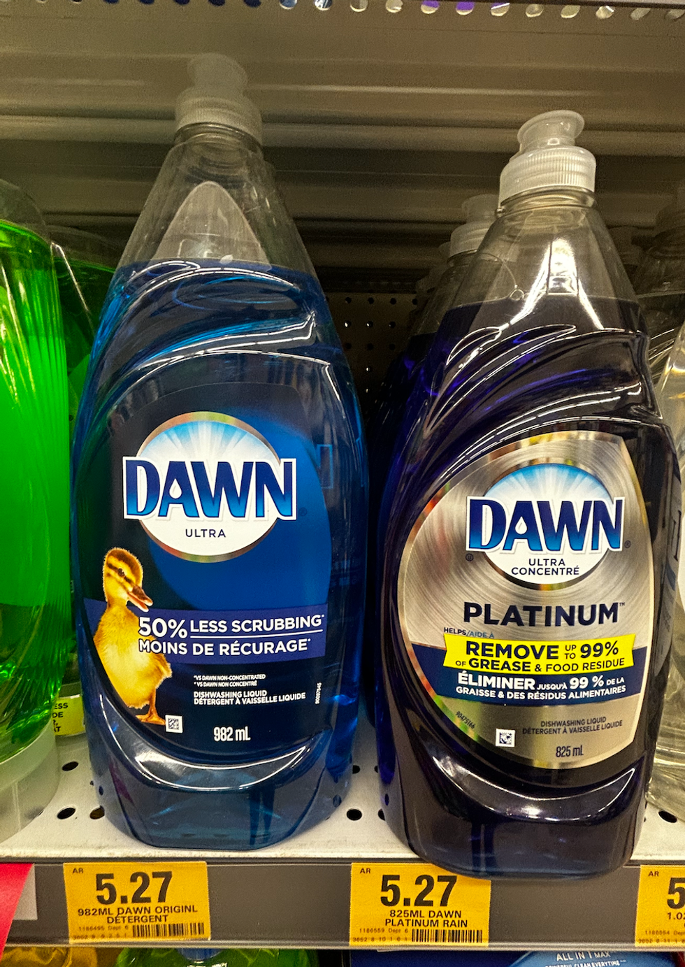 Dawn - D\u00e9tergent \u00e0 vaisselle liquide.