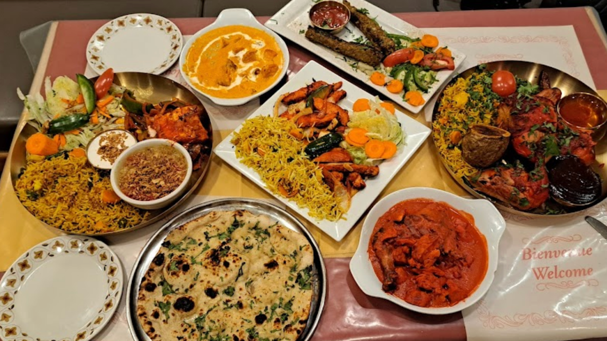 De la nourriture indienne du restaurant Cari de l’Inde, à Québec.