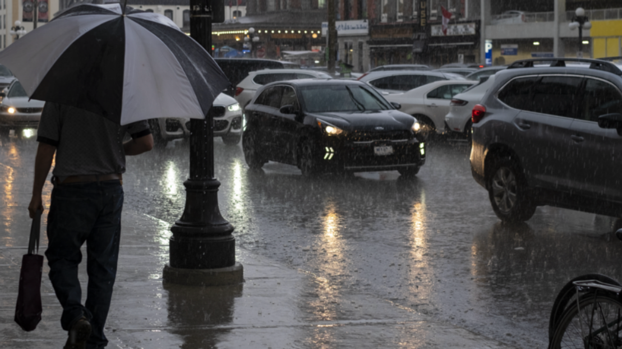 De la pluie au Canada.