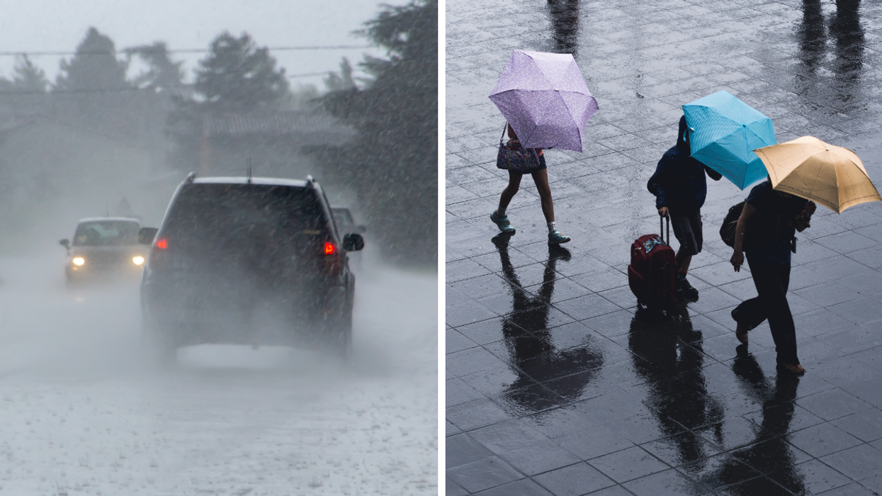 De la pluie diluvienne.