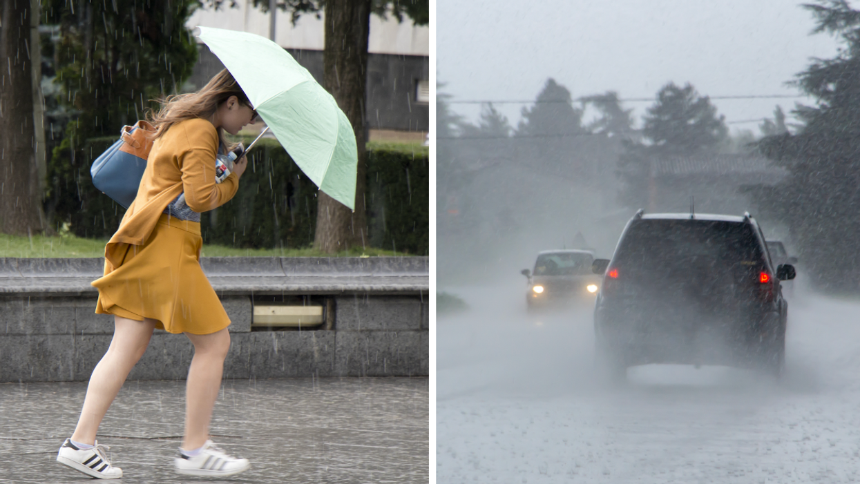 De la pluie et des rafales.