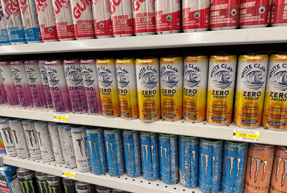 De la White Claw Zero vendue au Dollarama.