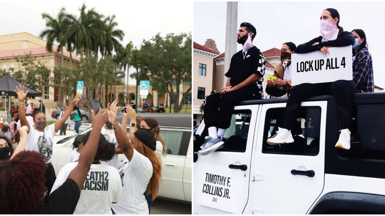 Death 2 Racism Demonstration In Florida Held A Funeral To End Police Brutality