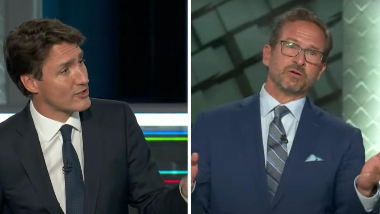 Débat des chefs: Justin Trudeau « pète sa coche » contre Yves-François Blanchet (VIDÉO)