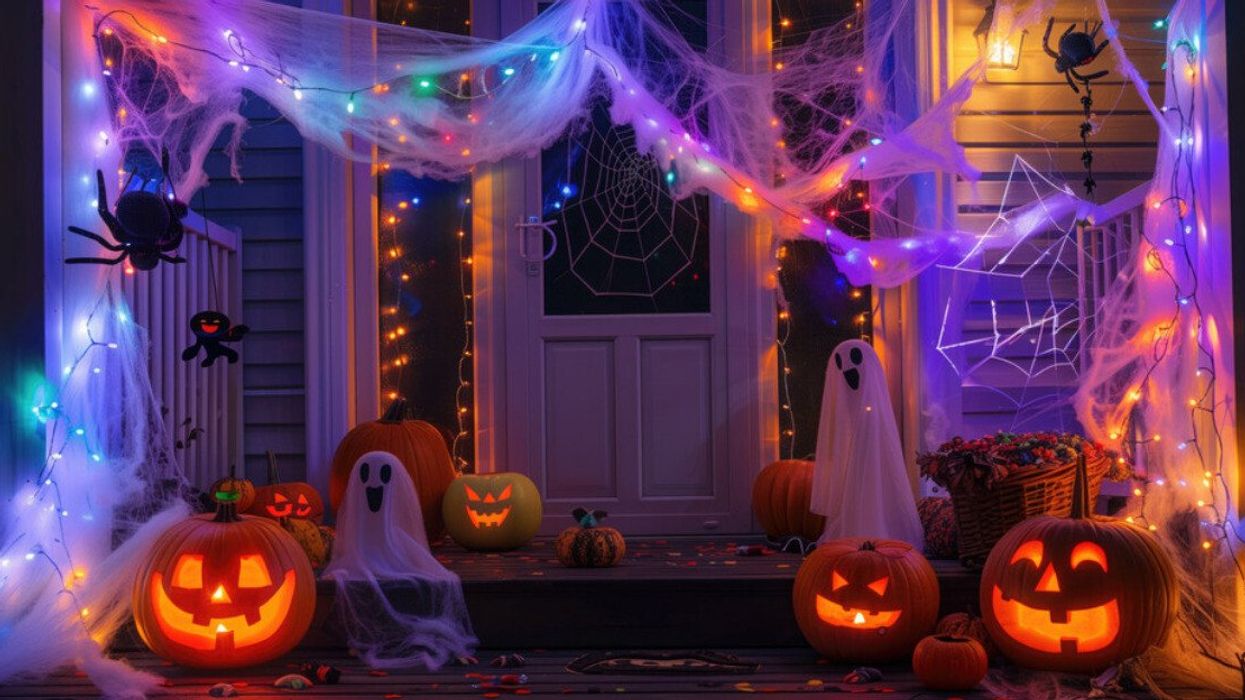 Décorations d'Halloween.
