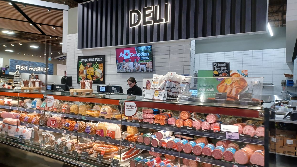 Deli counter at a Canadian grocery store (illustrative).
