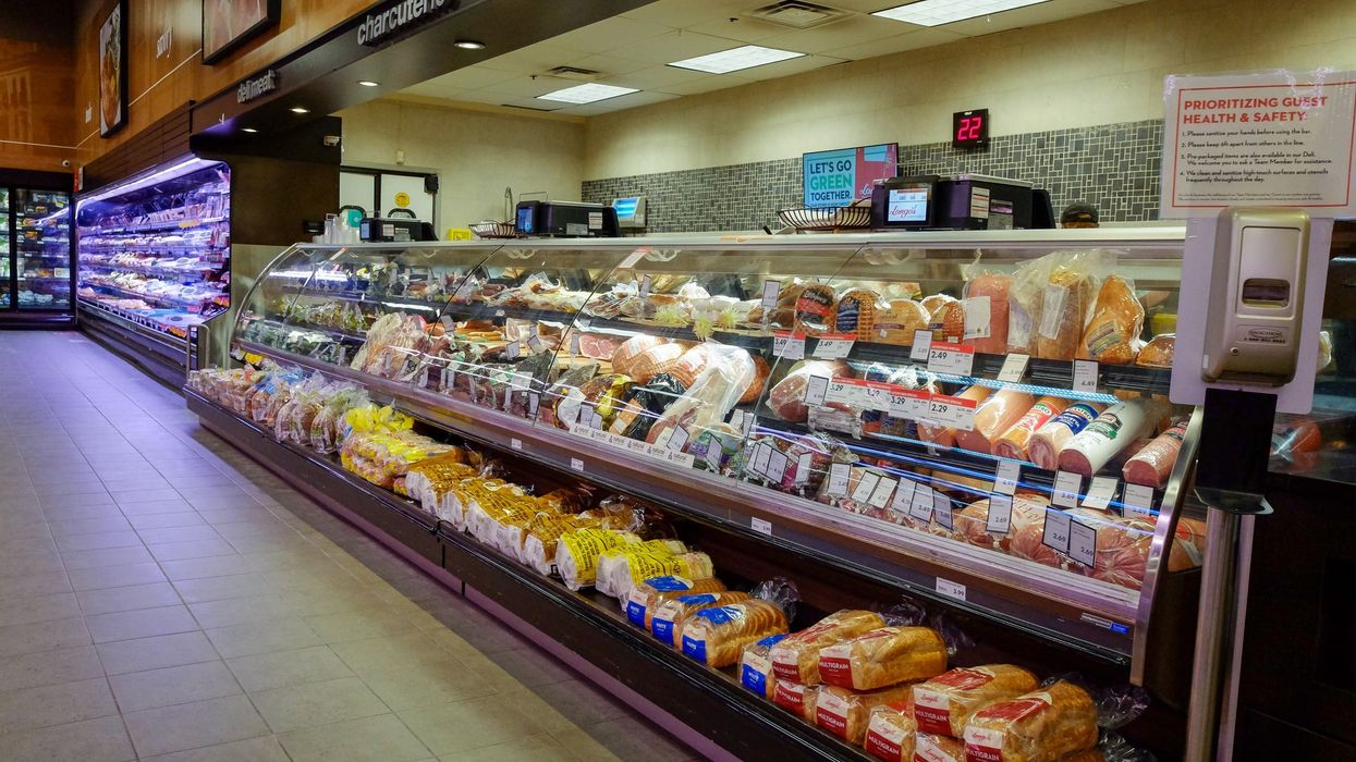 Deli counter at a supermarket (illustrative).