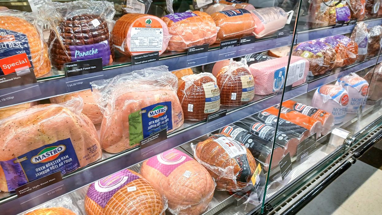 Deli meat counter at a Canadian grocery store (illustrative).