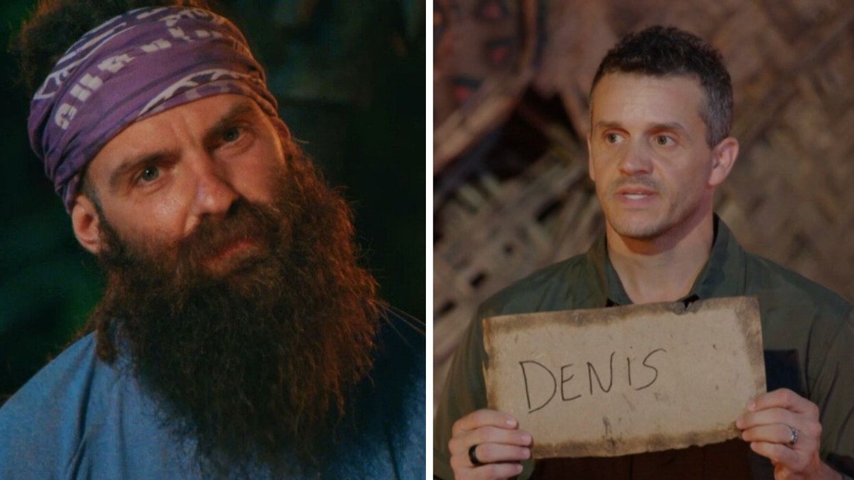 Denis de Survivor Québec. Droite : Patrice Bélanger.