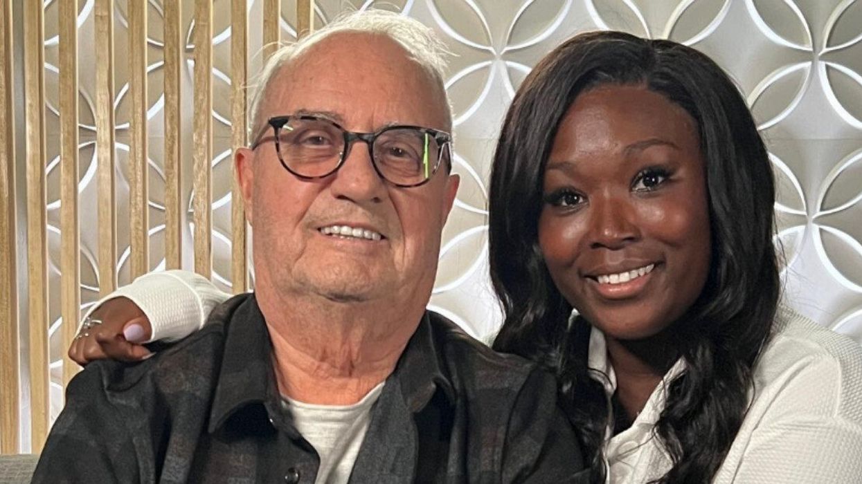 Denis et Fabienne Laferrière à l'émission « Combien tu m'aimes? ».
