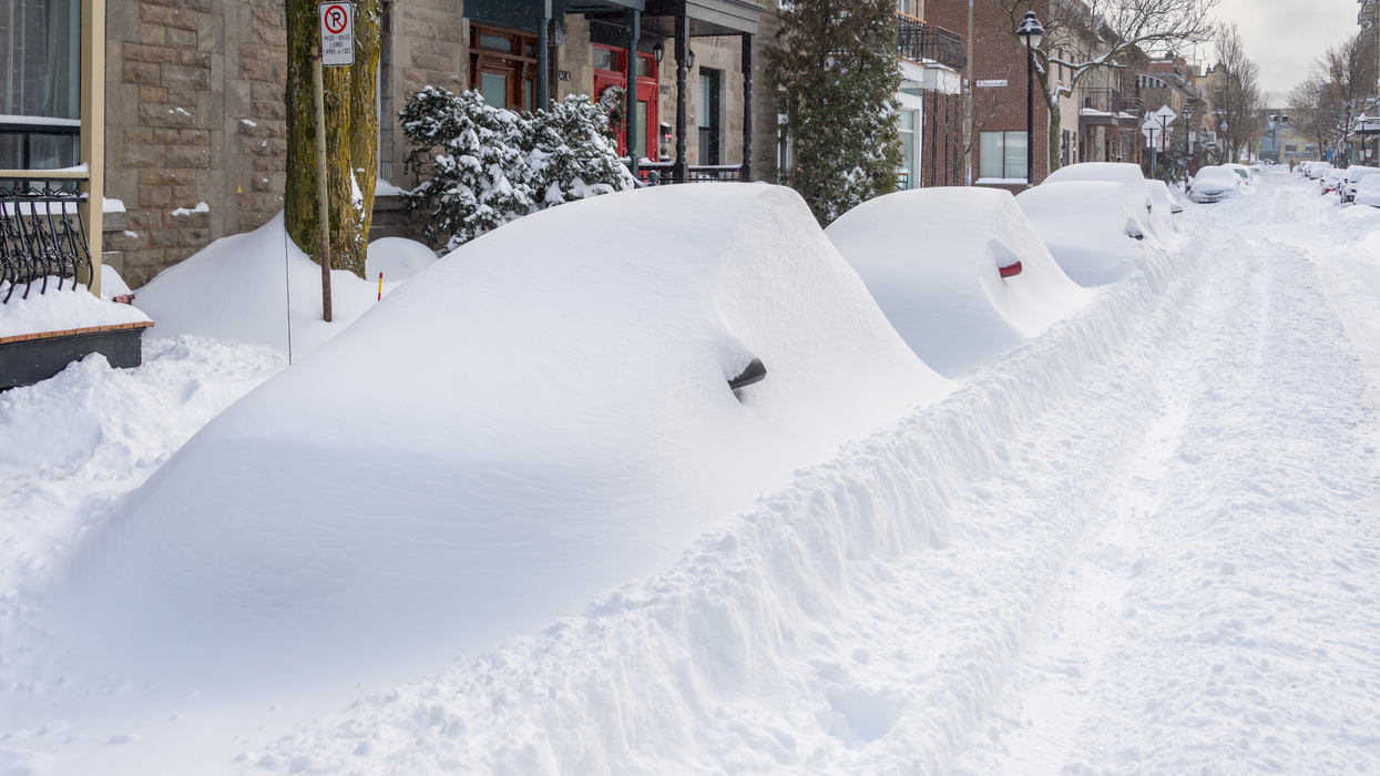 Des accumulations de neige importantes à Montréal.