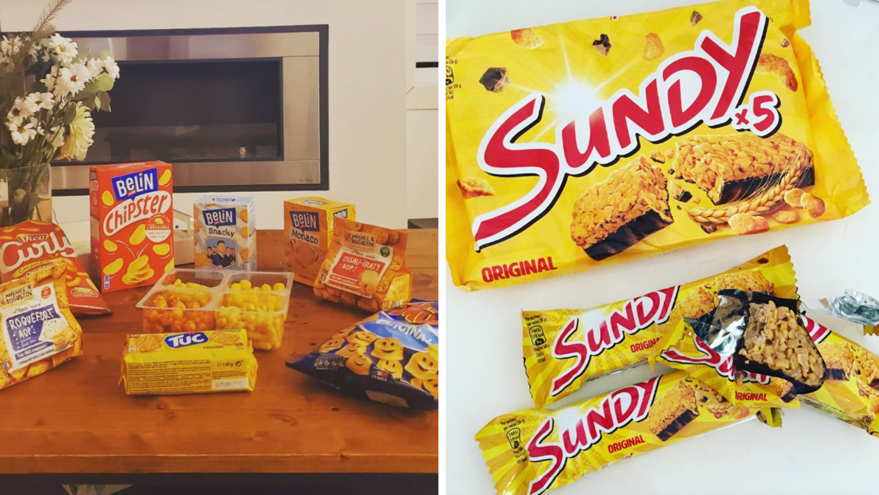 Des aliments français.