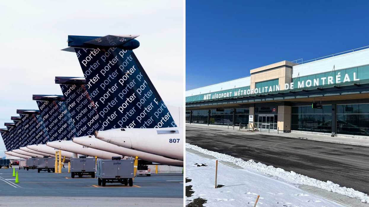 Des avions de Porter. Droite : MET.