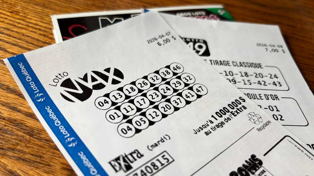 Des billets de loterie de Loto-Québec.