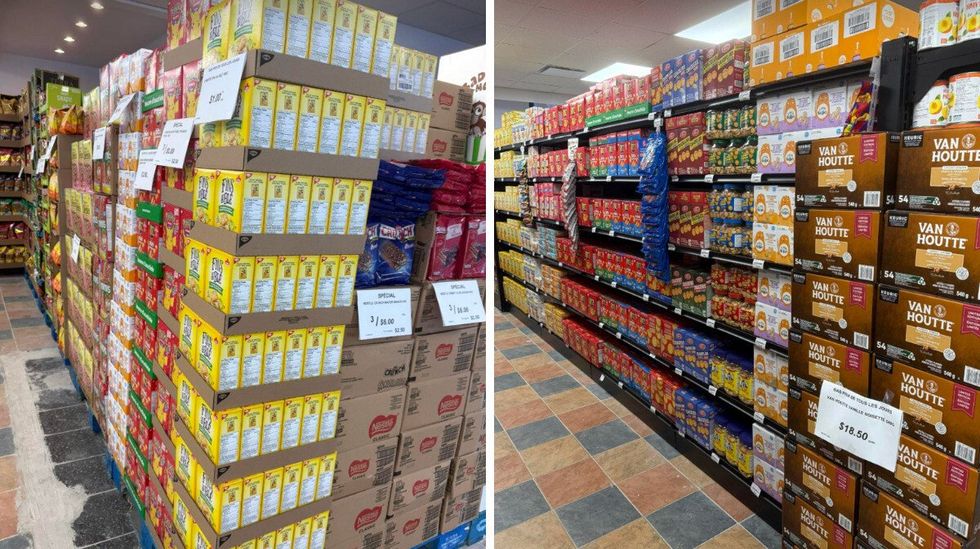 Des biscuits, craquelins et plus \u00e0 l'\u00e9picerie Liquidation Marie.