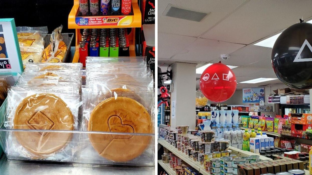 Des bonbons Squid Game sont vendus dans ce dep à Montréal et les clients se les arrachent