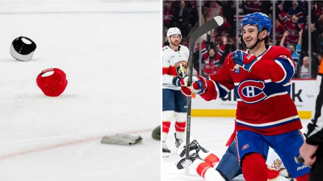 Des casquettes. Droite : Alexandre Texier, joueur du Canadien de Montréal.