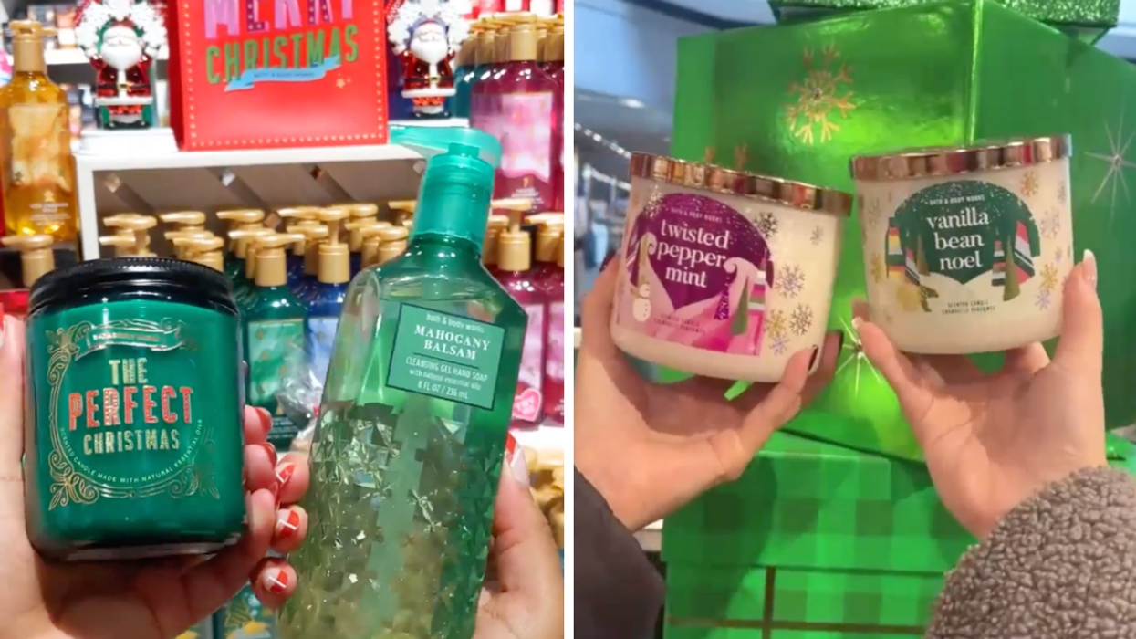 Des chandelles Bath & Body Works.