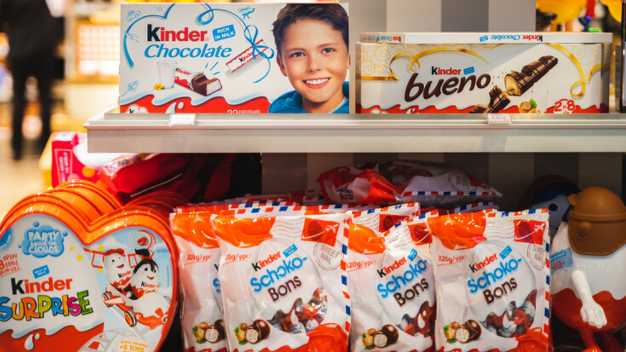 Des chocolats Kinder.
