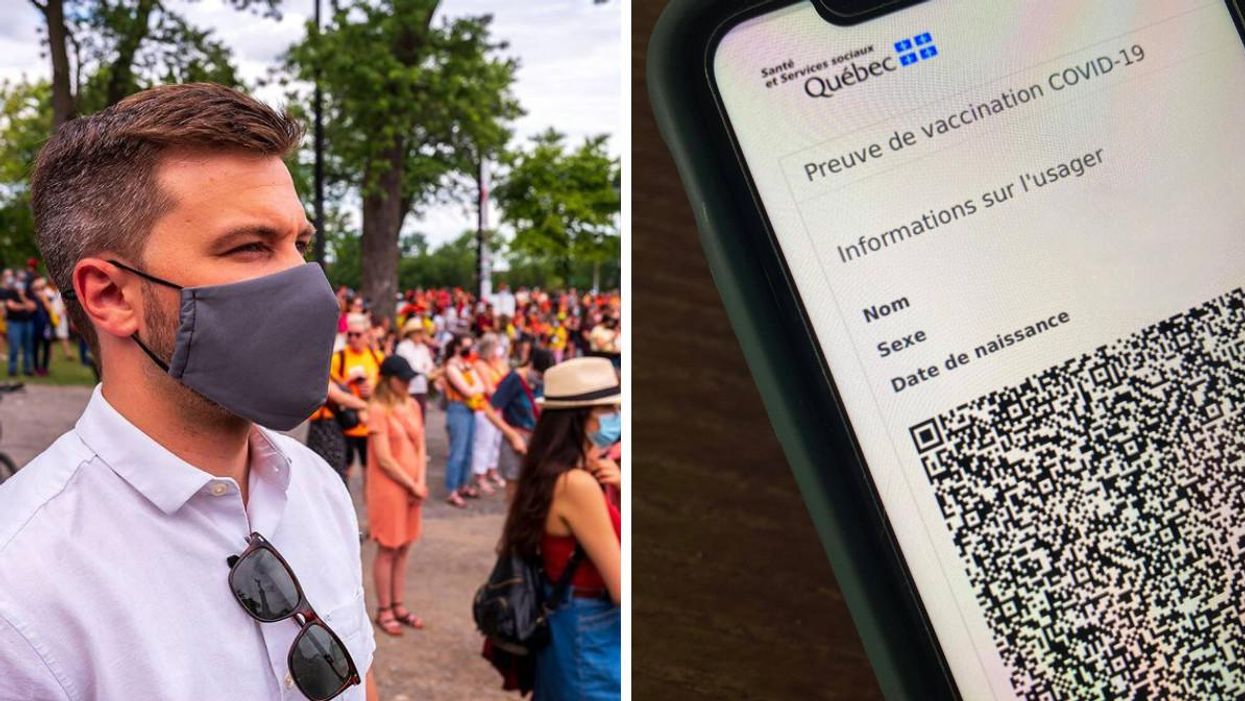 Des codes QR piratés au Québec et Gabriel Nadeau-Dubois réagit