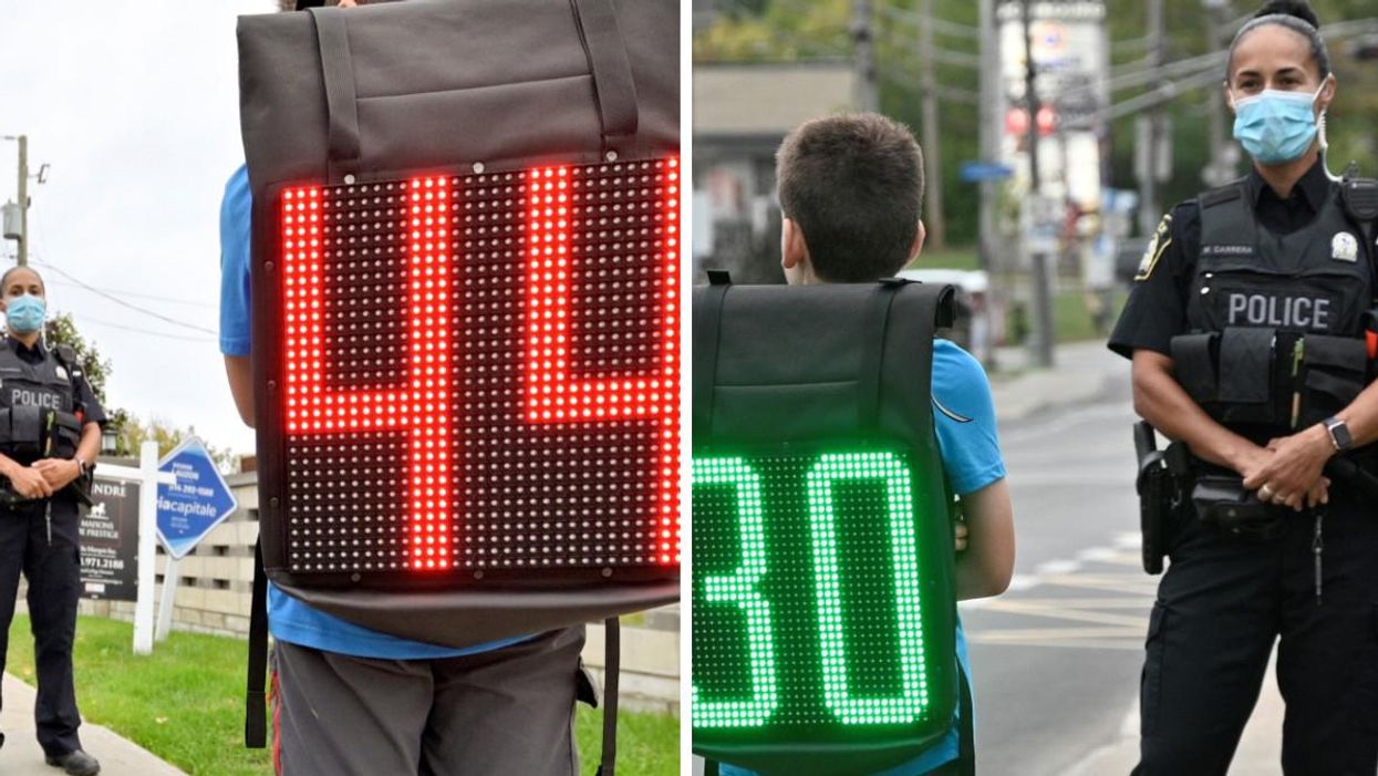 Des « enfants-radars » utilisés à Laval près des écoles et voici pourquoi