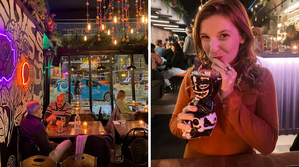 Des gens au restaurant Barranco \u00e0 Montr\u00e9al.